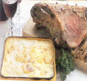 Lammekølle med fransk kartoffelgratin